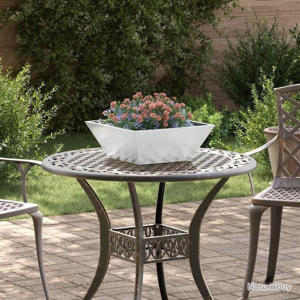 Cache-pot de jardin 5 pcs Argent 40 x 40 x 15 cm