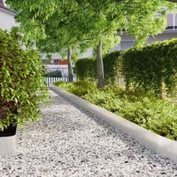 Bordures de pelouse 30 pcs 20x103 cm acier inoxydable