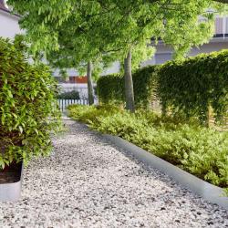 Bordures de pelouse 50 pcs 15x103 cm acier galvanis&eacute;