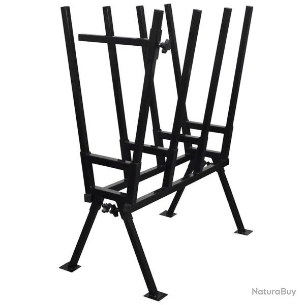 Tr�teau enduit de poudre noir pour travail en bois