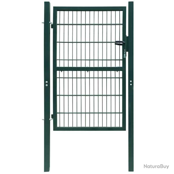 Portail de cl�ture 2D (simple) vert 100x180 cm