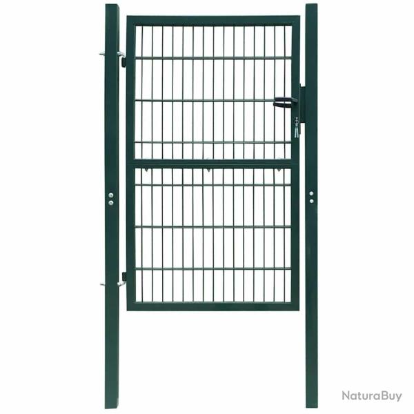 Portail de cl�ture 2D (simple) vert 100x160 cm