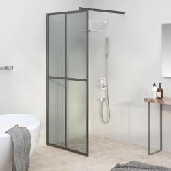 &Eacute;cran de douche 90x195 cm Verre tremp&eacute; fonc&eacute;
