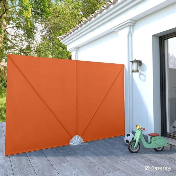 Auvent lat�ral pliable de terrasse Terre cuite 300 x 200 cm