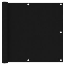 &Eacute;cran de balcon Noir 90x500 cm Tissu Oxford