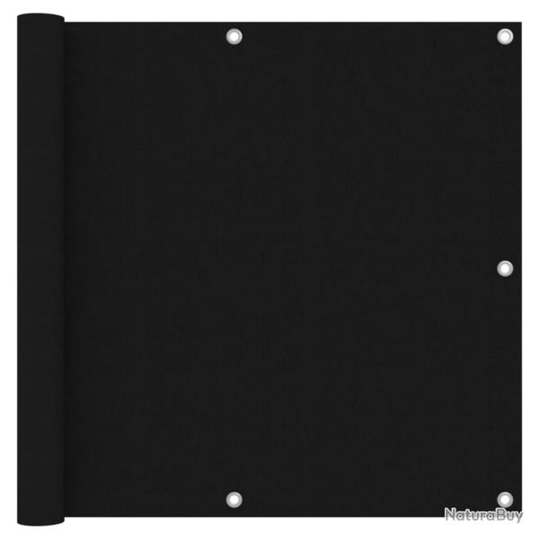�cran de balcon Noir 90x500 cm Tissu Oxford