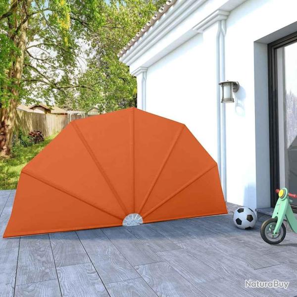 Auvent lat�ral pliable de terrasse Terre cuite 160 cm