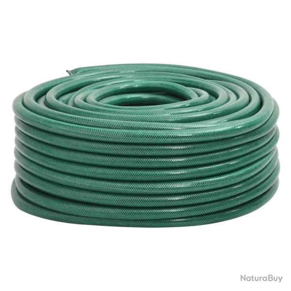 Tuyau d'arrosage vert 1" 50 m PVC