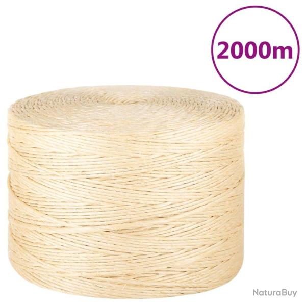 Corde 100 % sisal 3 mm 2000 m
