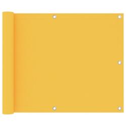 &Eacute;cran de balcon Jaune 75x600 cm Tissu Oxford