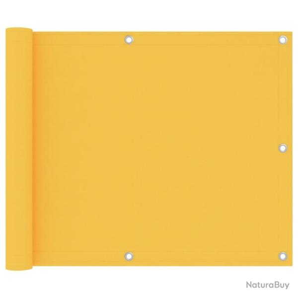 �cran de balcon Jaune 75x600 cm Tissu Oxford