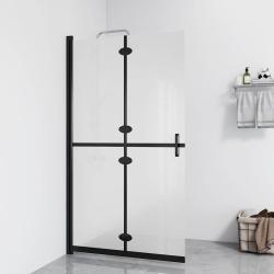 Paroi de douche pliable Verre ESG d&eacute;poli 70x190 cm