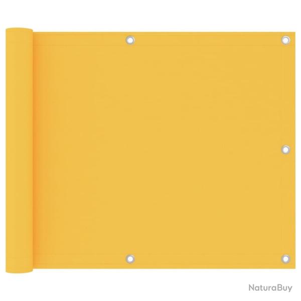 �cran de balcon Jaune 75x300 cm Tissu Oxford