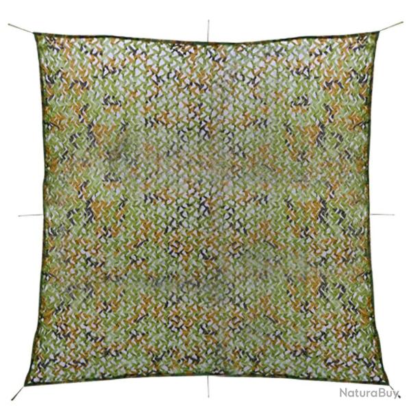 Filet de camouflage avec sac de rangement 2x3 m Vert