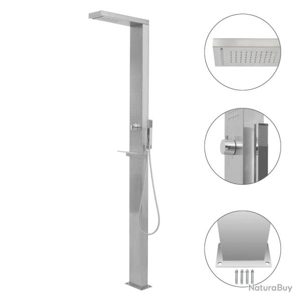 Douche d'ext�rieur Acier inoxydable Carr�