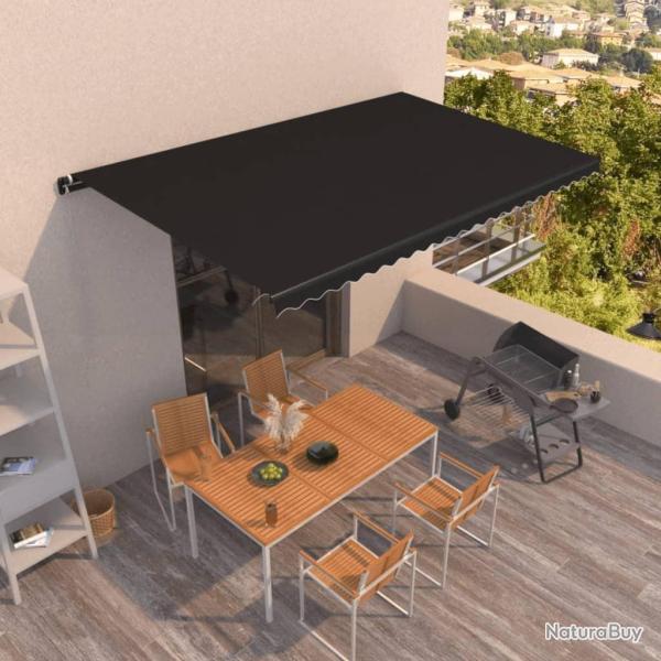 Auvent manuel r�tractable 500x350 cm Anthracite
