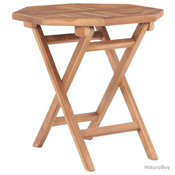 Table pliable de jardin 45x45x45 cm Bois de teck solide