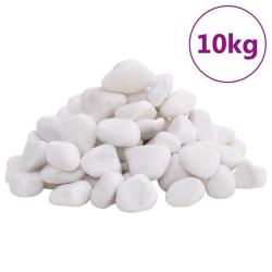 Galets polis 10 kg blanc 2-5 cm