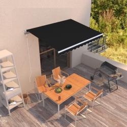 Auvent r&eacute;tractable automatique 300x250 cm Anthracite