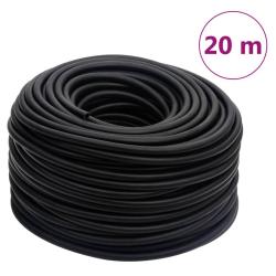 Tuyau d'air hybride noir 0,6" 20 m caoutchouc et PVC