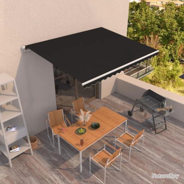 Auvent manuel r�tractable 400x350 cm Anthracite