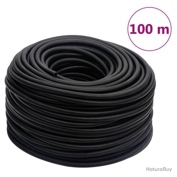 Tuyau d'air hybride noir 0,6" 100 m caoutchouc et PVC