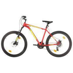 V&eacute;lo de montagne 21 vitesses Roues de 27,5 pouces 42 cm Rouge