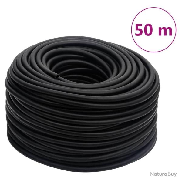 Tuyau d'air hybride noir 0,6" 50 m caoutchouc et PVC