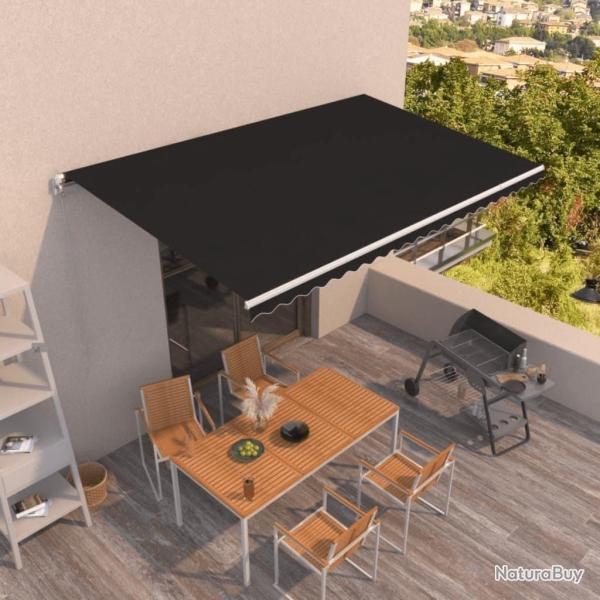 Auvent manuel r�tractable 500x350 cm Anthracite
