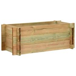 Jardini&egrave;re sur&eacute;lev&eacute;e pour l&eacute;gumes Bois de pin impr&eacute;gn&eacute; 80 cm