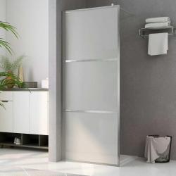Paroi de douche &agrave; l'italienne &agrave; verre ESG d&eacute;poli 90x195 cm