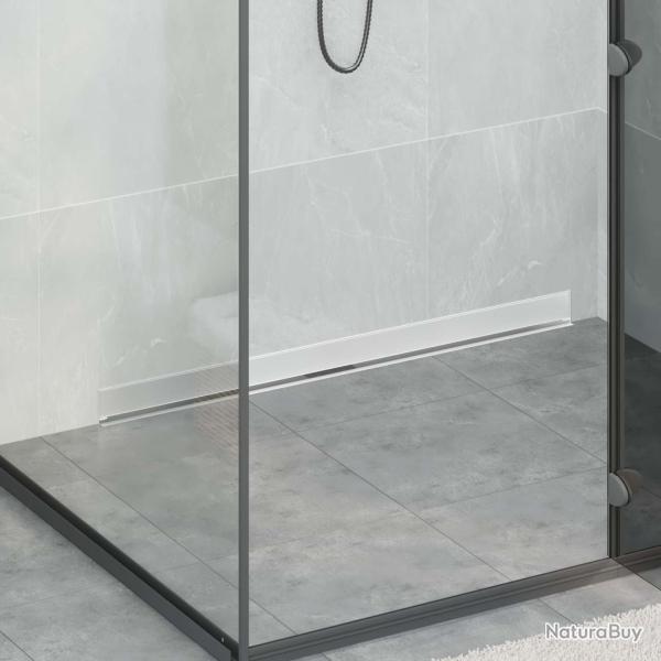 Drain de Douche Mont� au Mur Argent� 100 cm Acier Inox 304