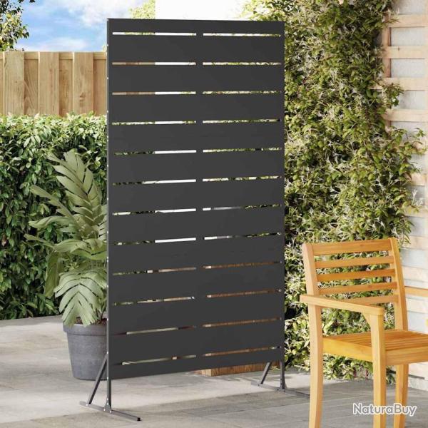 �cran de confidentialit� Noir 100 x 50 x 180 cm Acier