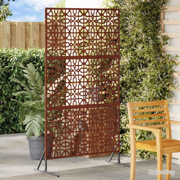 �cran de confidentialit� Gris 100 x 50 x 180 cm Acier patin�