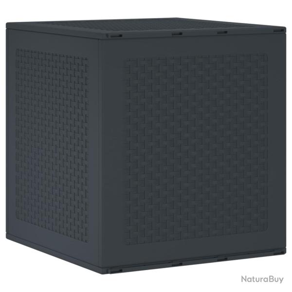 Bo�te de rangement Anthracite 55 x 53 x 57 cm Polypropyl�ne