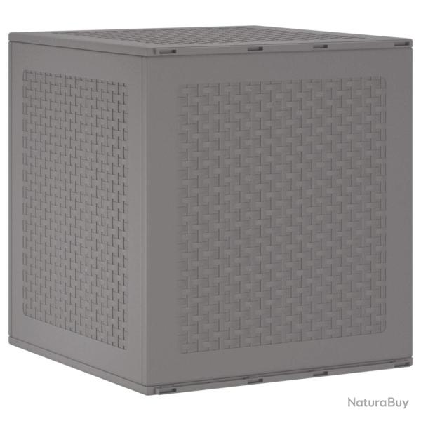 Bo�te de rangement Gris clair 55 x 53 x 57 cm Polypropyl�ne