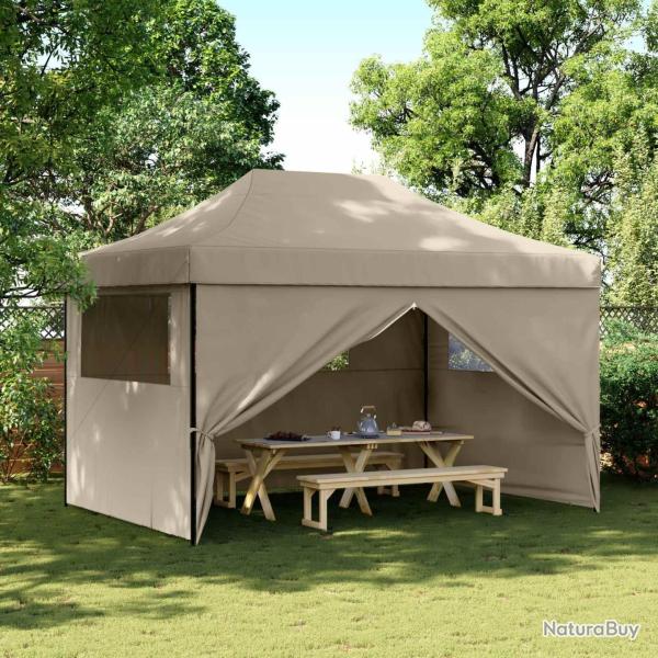 Tente de f�te Taupe 279 x 410 x 315 cm Tissu Oxford