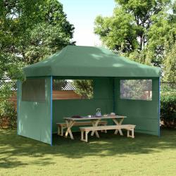 Tente de f&ecirc;te Vert 279 x 410 x 315 cm Tissu Oxford