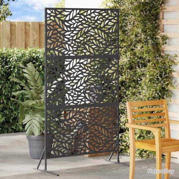 �cran de confidentialit� Noir 100 x 50 x 180 cm Acier