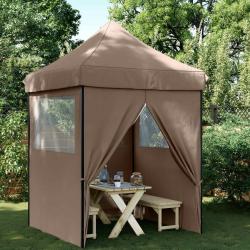 Tente de f&ecirc;te Marron 200 x 200 x 306 cm Tissu Oxford
