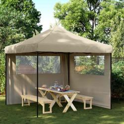 Tente de f&ecirc;te Taupe 292 x 292 x 315 cm Tissu Oxford
