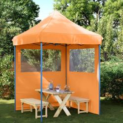 Tente de f&ecirc;te Orange 200 x 200 x 306 cm Tissu Oxford