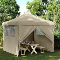 Tente de f&ecirc;te Taupe 292 x 292 x 315 cm Tissu Oxford