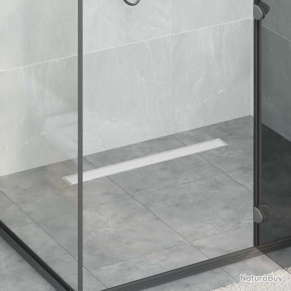 �vacuation de douche 2-en-1 avec siphon � 360� Argent� 70 cm