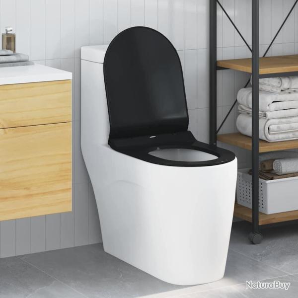 Si�ge de toilette R�glable Noir 50 x 36,5 x 5 cm Polypropyl�ne