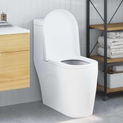 Si&egrave;ge de toilette Blanc 48 x 36,5 x 4,5 cm Polypropyl&egrave;ne
