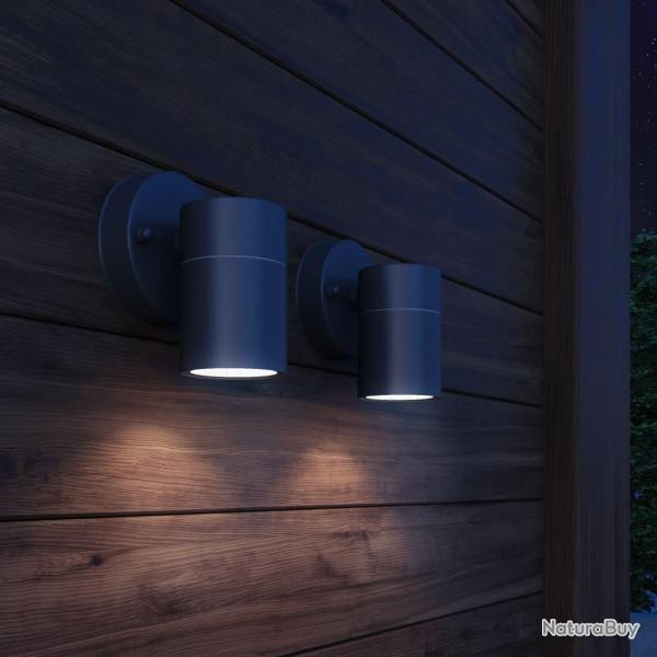 Applique murale d'ext�rieur 2 pcs Acier