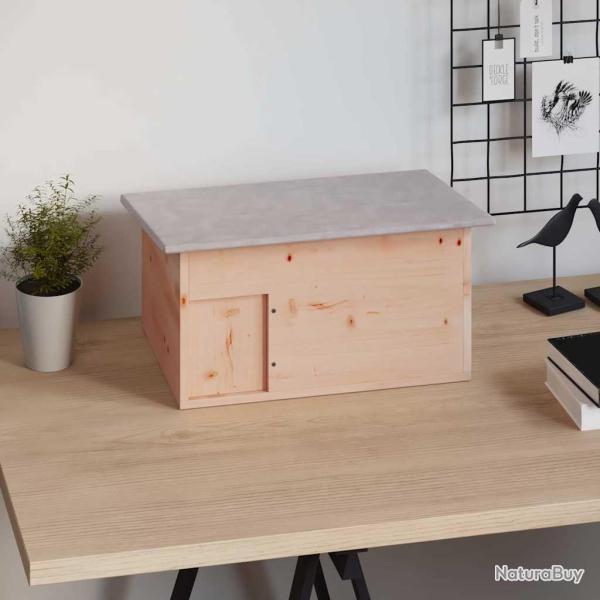 Cabane pour h�risson 45 x 33 x2 2 cm Bois