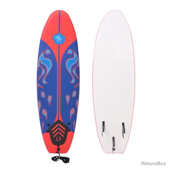 Planche de surf Bleu et Rouge 170 cm
