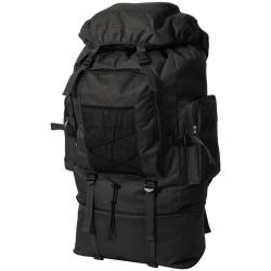 Sac &agrave; dos en style d'arm&eacute;e XXL 100 L noir